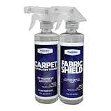 Nanotech Solutions Upholstery Care Kit- Includes Carpet & Upholstery Cleaner, Stain Remover and Fabric Shield, Water Repellent Spray, SiO2 Protection, for Furniture, Clothes, Car Seats, Rugs (16 Oz.)