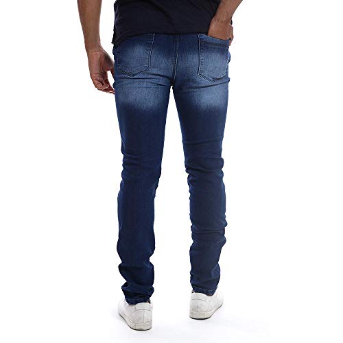 Kit com 3 Calças Jeans Masculinas Slim com Lycra Bamborra Tamanho:38