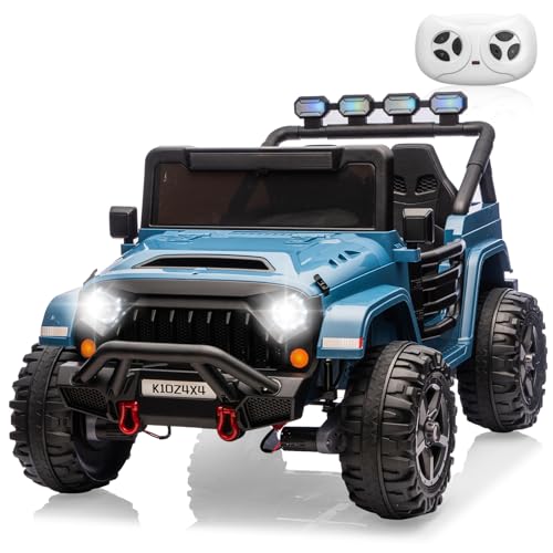 Kids 24V 2-Seater Electric Ride-On Car with Remote, 4x4, LED