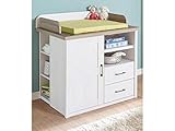 [page_title]-möbelando Wickelkommode Wickeltisch Wickelregal Wickelschrank Wickelauflage Lebbie I