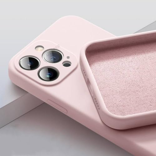 Coque silicone liquide carré iPhone 12 fini les chutes et rayures