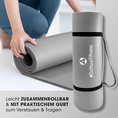 #DoYourFitness x World Fitness | Fitnessmatte "Ashanti" | 190x100x1cm | Phthalatfrei & rutschfest | Gymnastikmatte ideal für Yoga, Pilates… – Ansicht 5