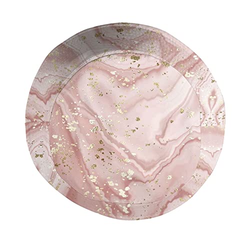 Image of Retro Jamaica Bucket Hat for Adult Fashion Doughnut Print Hat Travel Packable Sun Cap Outdoor Hat for Women and Men