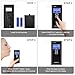 Amzeth Professional Breathalyzer Alcohol Tester: High-Accuracy Digital LCD Display, BAC Alarm, 10 Mouthpieces, 50 Record Memory, Portable for Home & Party (Black with 10 Mouthpieces)