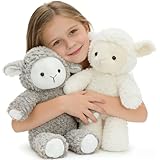 MaoGoLan 2 Pcs Sheep Plush Stuffed Easter Animals Bulk, 12inch Lamb Stuffed Animals for Girls Easter Gifts Basket Stuffers Kids Party Favors Decorations Christmas Valentines Day