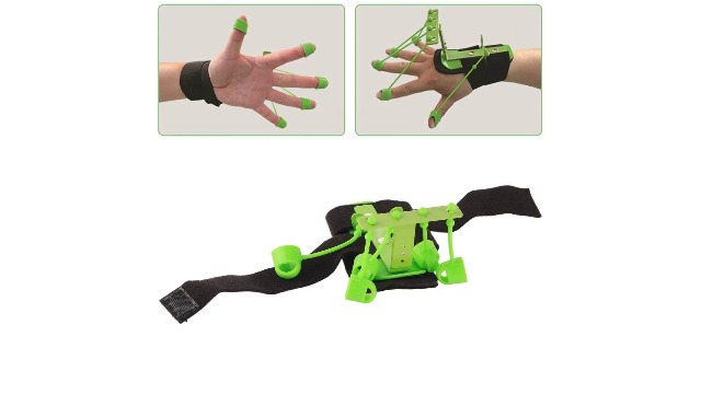 Allenatore Forza Dita - Attrezzo Per Presa E Riabilitazione, Con Fascia Regolabile