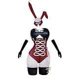 Beidou Bunny Suit Bunny Girl Cosplay Outfit for Genshin Impact Beidou Costume Bodysuit, Medium