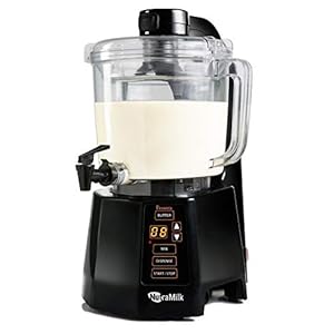 NutraMilk Nut Processor Machine, Nut Milk Maker Machine and Food Processor, Makes Non Dairy, Vegan, Plant Based, Alternative Milk Drinks, Shakes, Smoothies and Homemade Peanut, Almond and Seed Butters