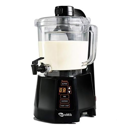 NutraMilk Nut Processor Machine, Nut Milk Maker Machine and Nut Butter Food Processor, Makes Non Dairy, Vegan, Plant Based, Alternative Milk Drinks, Shakes, Smoothies and Homemade Peanut, Almond and Seed Butters