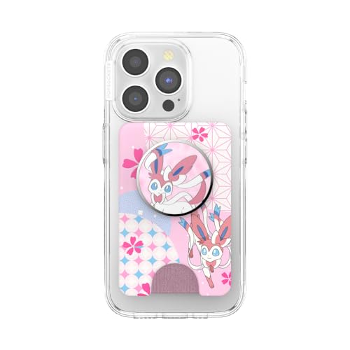 Image of PopSockets Phone Wallet for MagSafe with Grip- Sylveon's Dream