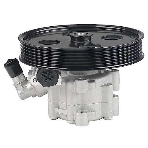 WMPHE Power Steering Pump with Pulley Compatible with Jeep Wrangler