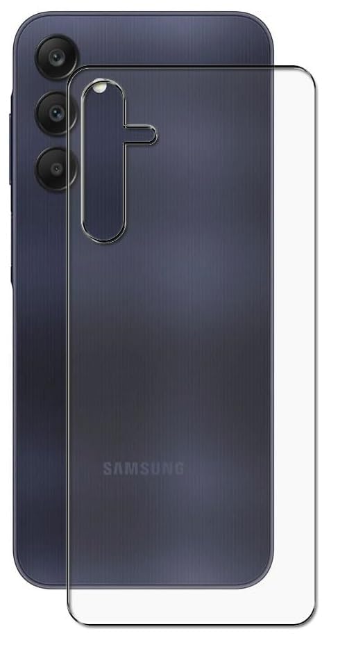 Image of FabeKee Tempered Glass Screen Protector Compatible for Samsung Galaxy A15 5G | Front And Back Screen Guard With camera lens protector 3 in 1 (Samsung A15 5G, Combo)