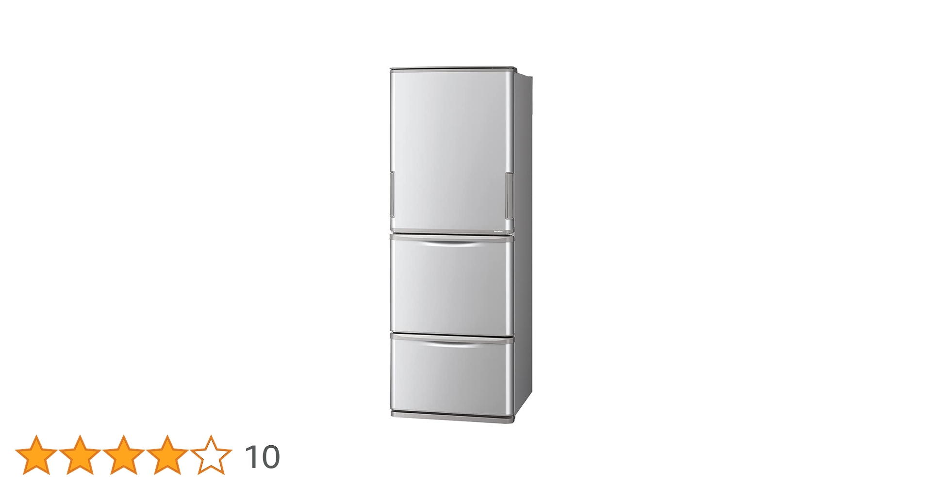 Amazon.co.jp: シャープ 冷蔵庫 幅60cm 350L SJ-W358K-S