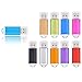 Bulk 10 Pack 8GB USB 3.0 Flash Drive Thumb Drives - Multicoloured Metal Memory Stick Pendrive - Data Storage Jump Drive Zip Drive by FEBNISCTE