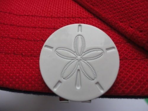 Sand Dollar Golf Ball Marker - Novelty Ball Marker with Magnetic Hat Clip - 1" Premium Quality Unique Golfing Accessory Gift for Men Women