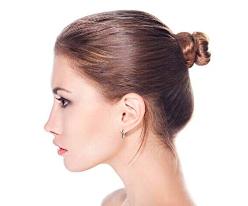 Black White Cubic Zirconia Pave Cz Formal Fashion Romantic Love Knot Symbol Spiral Infinity Twist Big Hoop Earrings For Women Silver Plated #TOP6