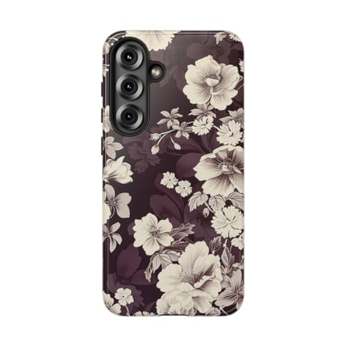 Coque Samsung S25 Plus fleurs vintage protection rigide