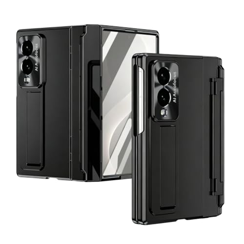 Coque Samsung Galaxy Z Fold8 fine en noir mat avec charnière articulée de luxe