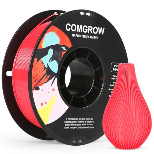 COMGROW PETG – Pine Green, Cherry Red, Orange, Grey.