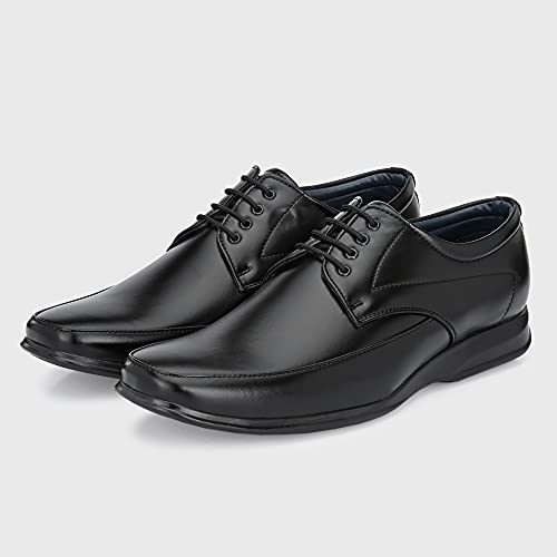 Image of Centrino Men's Formal Shoe |Elegant Lace Up Derby for Business & Casual Wear | Premium Craftsmanship for a Stylish & Sophisticated Look | Cushioned Insole for All-Day Comfort & Support (8657)