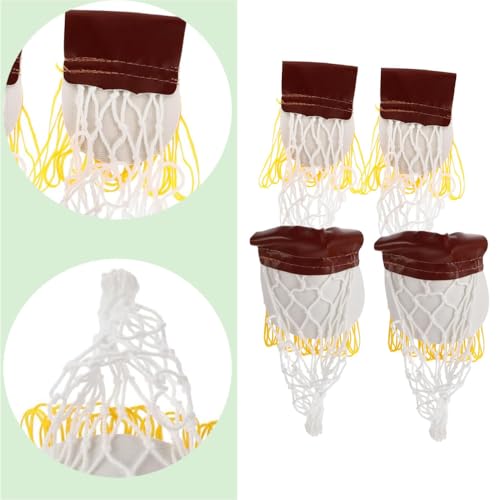 Changyeah Billard Tischnetz,6 Sätze Von Mini-billardtisch,Billard,Taschen,Kunstleder Billard Taschennetz Kinder Billard Net Ball Tasche Ersatz Billard Tasche Net Zubehör