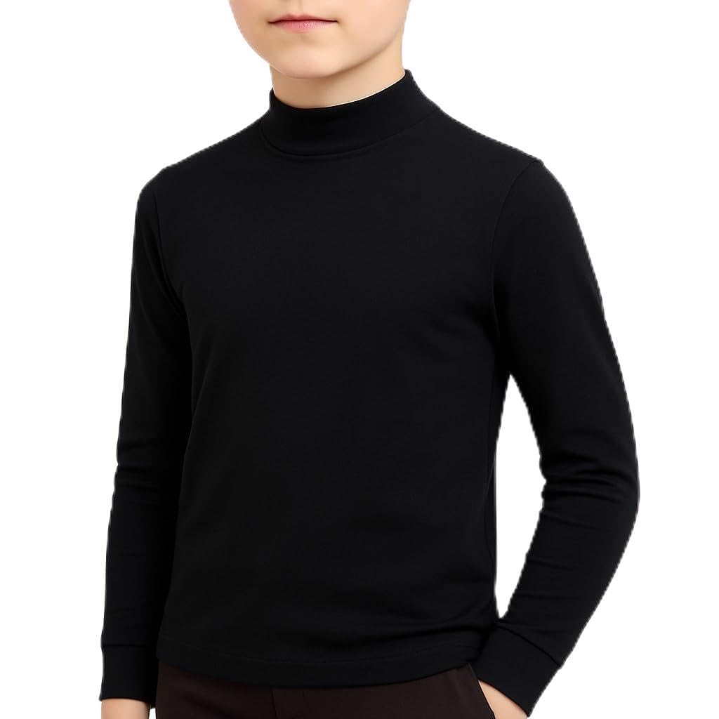 FERRYS - 7747 - Camiseta Infantil Manga Larga Cuello Semicisne | Tejido Térmico Afelpado Invierno | Ideal como Prenda Interior o Exterior | Fabricado en España