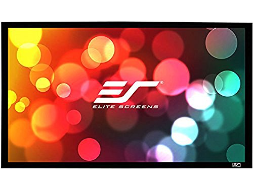 Image of Elite Screens Sable Frame Series, 103-inch Diagonal 2.35:1, Active 3D 4K Ultra HD Ready Fixed Frame Home Theater Projection Projector Screen, ER103WH1-WIDE