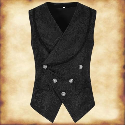 Chaleco gótico hombre tallas grandes ajuste cómodo para evitar rigidez medieval 2