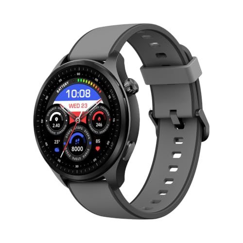 SAYDIAN Smartwatch für Damen und Herren, integriertes Dualband- GPS, komfortabler Fitness- Tracker, 1, 43″- AMOLED- Display, Bluetooth- Anruffunktion, 5 ATM Wasserdichtigkeit, 100 Sportmodi