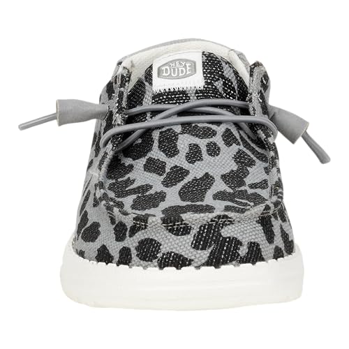 Image of HEYDUDE Wendy Star Loafers for Little, and Big Kid - Textile Upper with Lace Detailing, Removable Insole, Chic and Nice