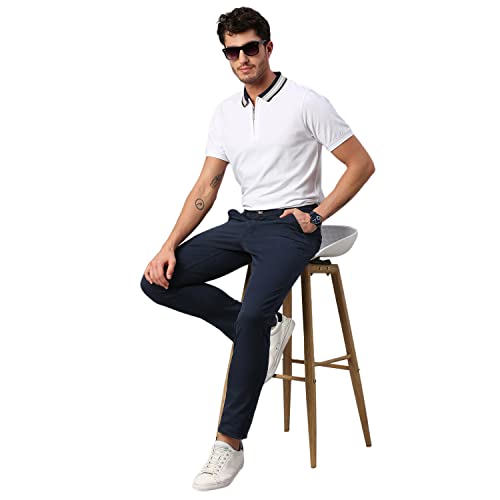 Image of Dennis Lingo Men's Cotton Slim Fit Polo T-Shirt