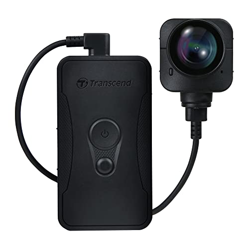 Transcend DrivePro Body 70 64GB Body Camera, IP68 Waterproof 1440P 2K QHD with GPS, Wi-Fi & Bluetooth, Ideal for Law Enforcement & Security TS64GDPB70A