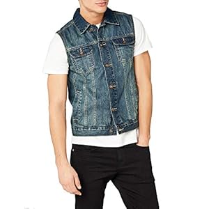 Urban Classics Denim Vest heren Hemd
