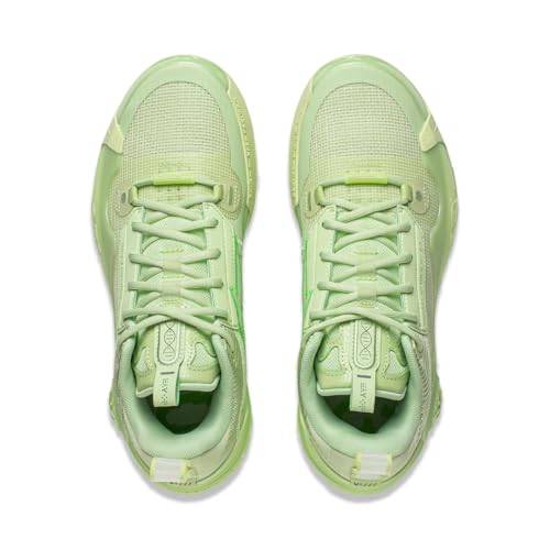 Image of LI-NING Way of Wade 10 Avocado Men Basketball Shoes Lining Anti-Slip Professional Shock Absorption Sneakers Sports Shoes Grass Green US 9.5