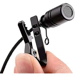 Collar Microphone Kit with Voice Recording Filter Mic for Recording Singing YouTube on Smartphones School and Tuition…