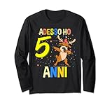 Photo Gallery adesso ho 5 anni renna compleanno maglia a manica Photo Gallery adesso ho 5 anni renna compleanno maglia a manica