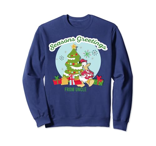 Sweatshirt Uncle Mickey and Friends Disney de Noël en coton