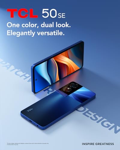 TCL 50 SE 17,2 cm (6.78") Double SIM Android 14 4G USB Type-C 6 Go 256 Go 5010 mAh Bleu