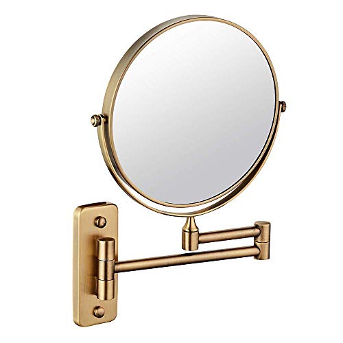 Miroir de rasage mural grossissant JCAKES 8" pour ne plus manquer aucun détail