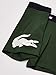 Lacoste Men's Cotton Stretch Big Croc Print Boxer Briefs, 3-pack, Dusty Olive/Navy Blue/White (New), Large