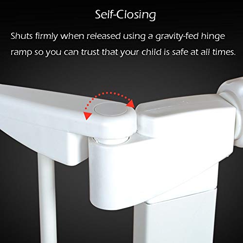 Barrière de sécurité pour escalier et animaux grille extensible - 7