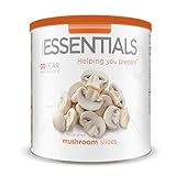 Emergency Essentials Freeze-Dried Mushroom Slices | Real Mushrooms for Everyday Cooking & Long-Term Food Storage | #10 Can | 57 Servings | Great In Soups, Pasta & More