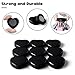 DUJEQM Fridge Magnets - 20 Pcs Strong Magnet Black Heart Small Magnets, Whiteboard Magnets Heavy Duty Decorative Cute Mini Magnet for Adults, Crafts, Notice Boards, Office, Kitchen, School, Home, Map