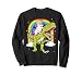 Rainbow Unicorn Riding T rex - Dinosaur Boys Girls Men Women Sweatshirt
