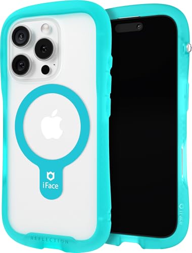 Coque iPhone 16 Pro iFace Bleu Transparent Antichoc MagSafe Verre