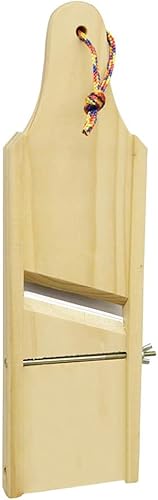 Miniatura 2 de Bene Casa - Cortadora de plátano y frutas de madera natural con hoja de corte ajustable - La hoja es extraíble para la limpieza