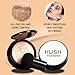 Hush Foundation for Older Women,Warm，Perfect for Light Medium Complexions,Mushroom Head Air Cushion CC Cream,BB Cream Foundation Soft and Hydrating Lightweight Lasting Full Coverage