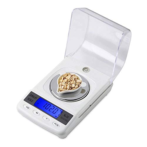 Báscula digital de alta precisión 0.001g capacidad 50g miniatura 2