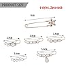 DKDDSSS 12 Pezzi Spilla con Perle Artificiali, Spille da Donna Spille di Cristallo di Perle con Maglione a Scialle Camicie Eleganti Abiti Spille per Le Donne Ragazze per Matrimoni Banchetti #1