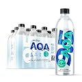 Talking Rain AQA Alkaline Ionized Bottled Water, 9.5 pH, with Electrolytes and Minerals Added for Taste, 20 fl oz Bottle (Pack of 12)